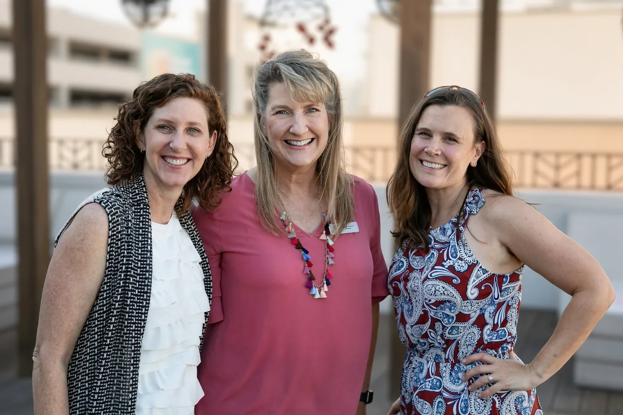 Three SpineHope supporters at an event