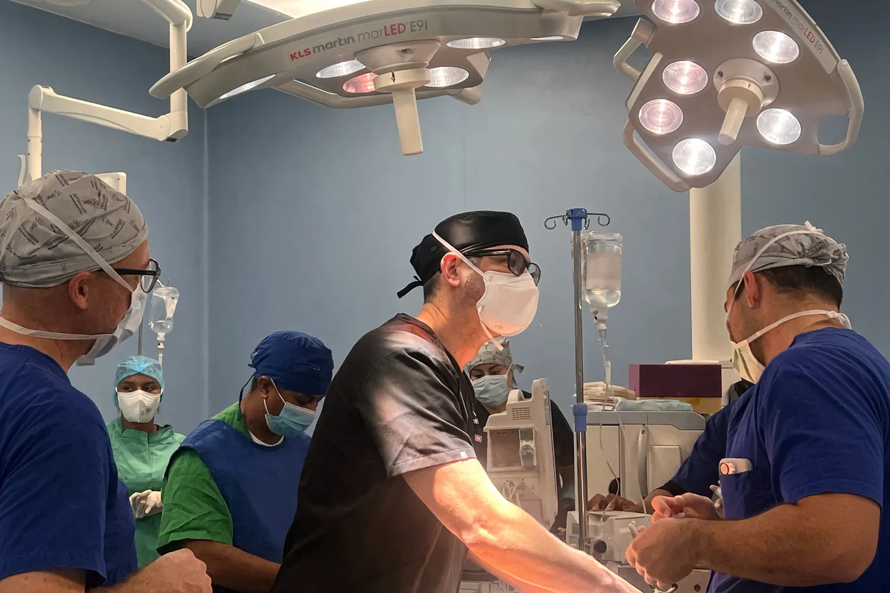 SpineHope surgeons operating alongside local teams