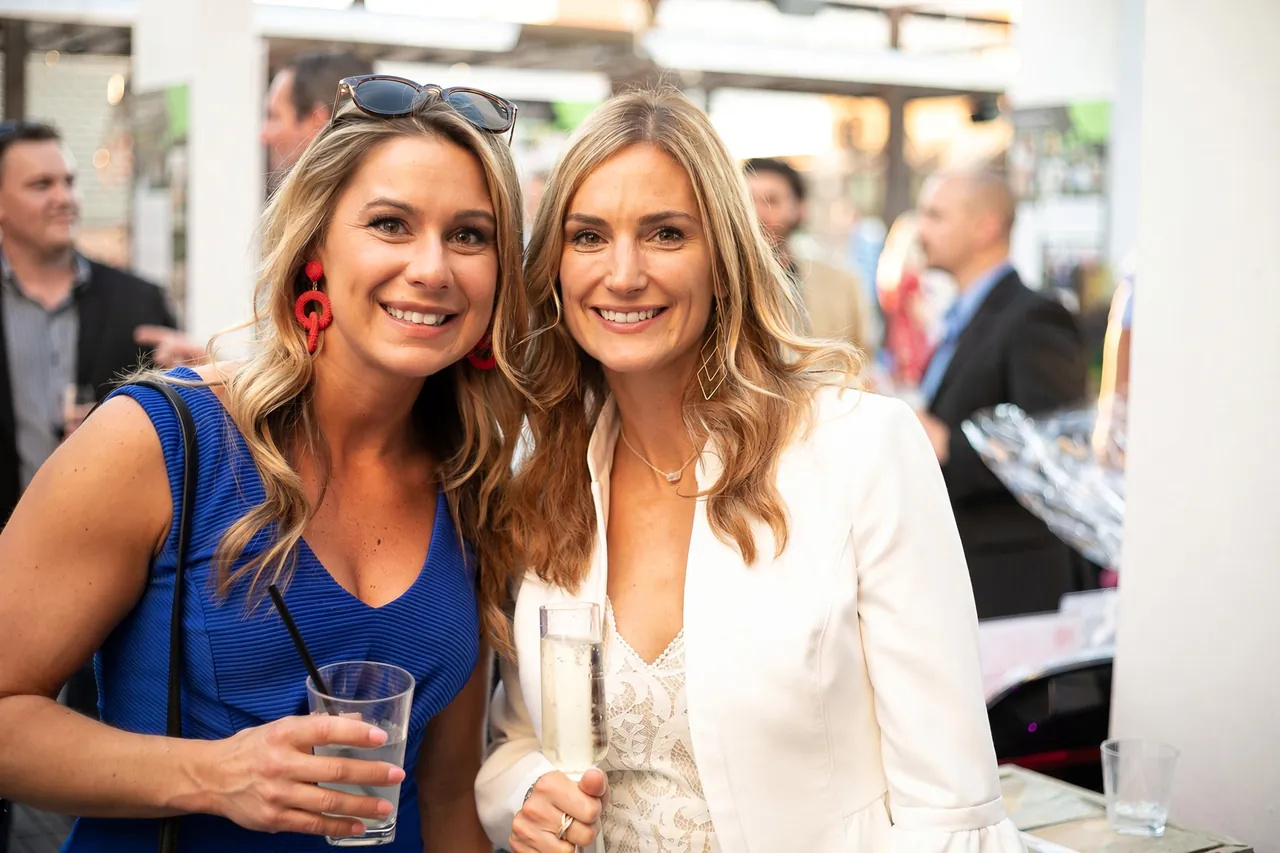 Two SpineHope supporters at an event